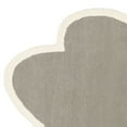 thumbnail image 2 of SAFAVIEH Kids Gladys Cloud Shape Wool Area Rug, Grey/Ivory, 4' x 6' Swivel, 2 of 4