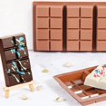 thumbnail image 4 of Molde de chocolate de silicona Deep Dubai, molde de chocolate grande de 0,85 pulgadas, molde de caramelo de silicona grueso dividido con 8 compartimentos, 4 of 5