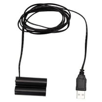 58 in. Lead Wire Plastic 2 x AA Replacement Battery, Black - Set of 3