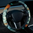 thumbnail image 2 of Wolf 14.5 Inch Printing PVC Leather Steering Wheel Cover Car Wheel Covers Auto Accessories, 2 of 6