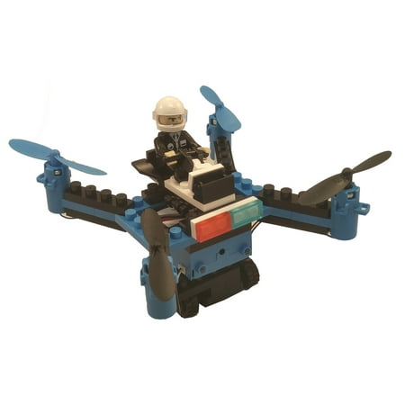 PaulG Toys - Force Flyers DIY STEM FlyNDrive Police Drone