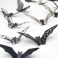 thumbnail image 4 of Pegatinas tridimensionales para decoración de paredes y ventanas de Halloween, pegatinas de pared de papel hueco de Halloween, 4 of 4