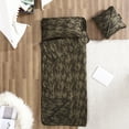 thumbnail image 2 of Brielle Home Foldable Printed Sleeping Bag/Nap Mat with Attached Pillow, Camo, 32 x 75 inches, 2 of 8
