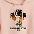 thumbnail image 3 of Peanuts - Team Franklin - Juniors Cropped Pullover Hoodie, 3 of 6