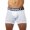 White, variant on Sngxgn Men's Cool Breathable Underwear Boxer Briefs(Blue,L)