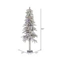 thumbnail image 3 of Vickerman A807452LED 5' x 27'' Flocked Alpine 348T 150MU LED, 3 of 3