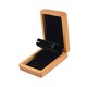 thumbnail image 5 of Organizador de joyas, caja para pendientes, madera maciza, terciopelo, elegantes collares y gemelos. Madera de cereza, 5 of 9