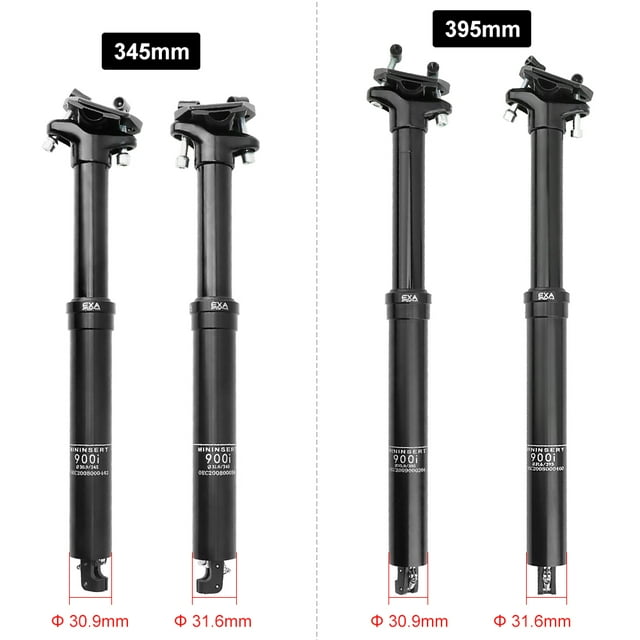 Seatpost 30.9mm31.6mm Mountain Bike Seatpost with Adjustable Height MTB Cable Controlled Hydraulic Seatpost Remote Internal Inner Cable Routing Seat Post
