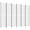 White, variant on vidaXL 5-Panel Room Divider Anthracite 98.4"x70.9" Fabric