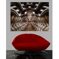 thumbnail image 2 of Wallhogs Xzendor7 Tri-Particle Ring Tunnel Wall Mural, 2 of 2