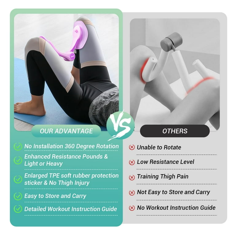 Thigh Toner Exercise For Inner Thighs With Resistance Band Leg