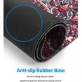 thumbnail image 5 of XXL Large Gaming Mouse Pad - Paisley Big Mouse Pad 35.4" x 15.7" Extended Desk Mat with Stitched Edges, Non-Slip Base Water Resist Keyboard Pad, Large Mouse Pad for Gamer, Office, Home, 5 of 6