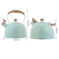 thumbnail image 5 of Tetera 2.5L Cipaher Tea Kettle for Stove Top and Induction Stove Azul Tetera de Acero Inoxidable para Estufa, 5 of 5