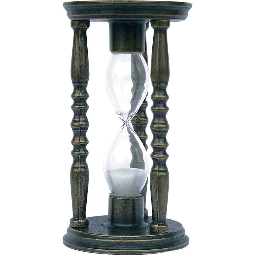 IMAX Corporation Pratt Large Hourglass with Gift Box in Brown 