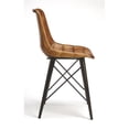 thumbnail image 6 of Beaumont Lane Leather Brown Side Chair, 6 of 8