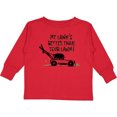 thumbnail image 3 of Inktastic Father's Day Dad My Lawn's Better than Your Lawn Boys or Girls Long Sleeve Toddler T-Shirt, 3 of 5
