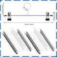 thumbnail image 2 of Topekada 40 Pack Pants Hangers Space Saving, 9-11 Inch Non Slip Stainless Steel Metal Pants Hanger with Clips, Clothes Hangers for Shorts, Skirt, Bottoms, Jeans, 2 of 7