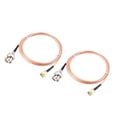 thumbnail image 1 of RG316 Coaxial Cable Con BNC Macho a SMA Macho Conectores 50 Ohm 3Pies 2Uds, 1 of 5