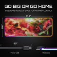 thumbnail image 3 of Mouse pad gamer RGB Gerlos grande 80 x 30 cm con LED resistente al agua, 3 of 8