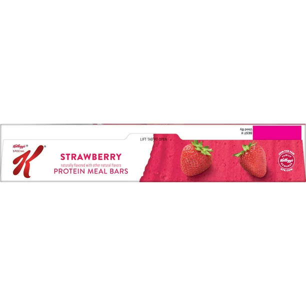 Kellogg's Special K Strawberry Chewy Protein Bars, 19 oz, 12 Count