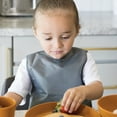 thumbnail image 2 of Tiny Twinkle Mess-Proof Apron Bib 2 Pack - Baby & Toddler Waterproof Smock with Tug-Proof closure, 2 of 5