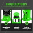 thumbnail image 2 of ZOOMIFY 2 Ton Bottle Jack Steel Hydraulic Car Jack with Storage Case, Fit for Auto Truck Repair and House Lift, Green, 2 of 5