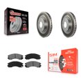 thumbnail image 1 of Transit Auto Front Coated Disc Brake Rotors and Semi-Metallic Pads Kit for Car 2017 Mitsubishi Lancer with 294mm Diameter Rotor KGS-101776, 1 of 11
