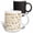 Multicolor, variant on 3drose, Image of Abstract Gold and White Splashes, 11oz Mug