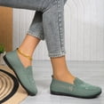 thumbnail image 4 of Purcolt Womens Floral Embroidery Mesh Loafers Comfort Casual Round Toe Slip On Boat Shoes Lightweight Soft Sole Flats Shoes for Walking Travel Vacation, 4 of 6