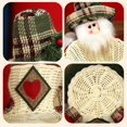 thumbnail image 6 of Christmas Candy Cookies Storage Basket Santa Claus Candy Woven Holder Basket Christmas Candy Bowl Candy Dish Gingerbread Cookies Desserts Basket for Party Winter Holiday Table Desk Decoration, 6 of 9