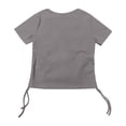 thumbnail image 5 of MuXiKeJi Clothes Tankaneo Womens Oversized T-Shirts Casual Summer Crew Neck Short Sleeve Tops Loose Fit Hi Low Drop Shoulder Basic Tees, 5 of 6