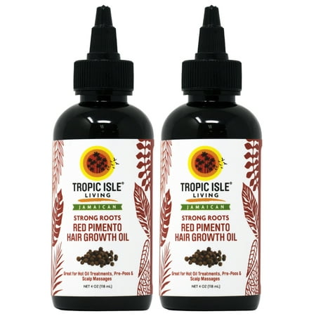 Tropic Isle Living Jamaican Strong Roots Red Pimento Hair Growth Oil 4oz 