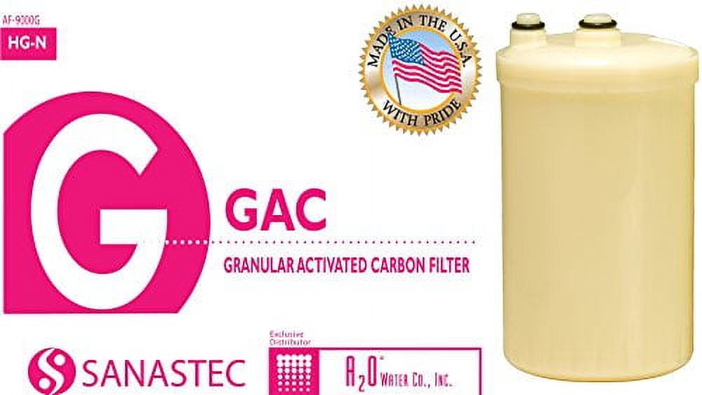 A2O Water Granular Activated Carbon, HG-N Type New Model Replacement Water Filters for Kangen Enagic SD-501