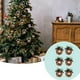 thumbnail image 4 of Bolsa de Tela Navideña a Cuadros Rojos de 6 Cm, Adornos Colgantes para Árbol de Navidad, Adornos Navideños de Espuma., 4 of 6