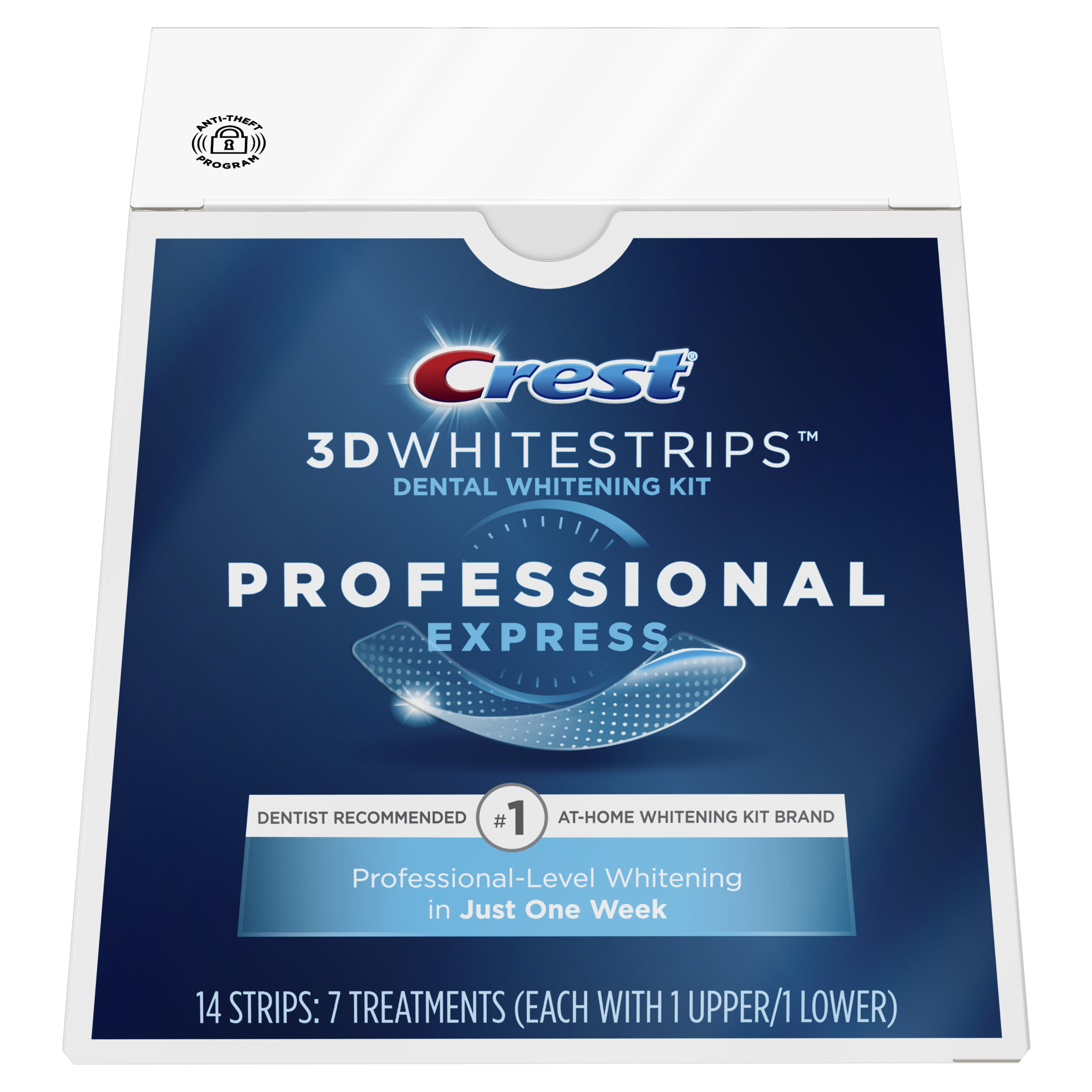 Crest 3D Whitestrips Professional Express Teeth Whitening Strips, 14