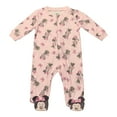 thumbnail image 6 of Disney Clothes Baby Girls 2-Pack Quilted Footie Coveralls - Minnie Mouse, Princess Cinderella and Tiana Bodysuits (0/3M-6/9M), 6 of 8