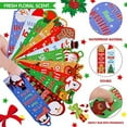 60 Pieces Scratch and Sniff Bookmarks Christmas Scented Bookmarks