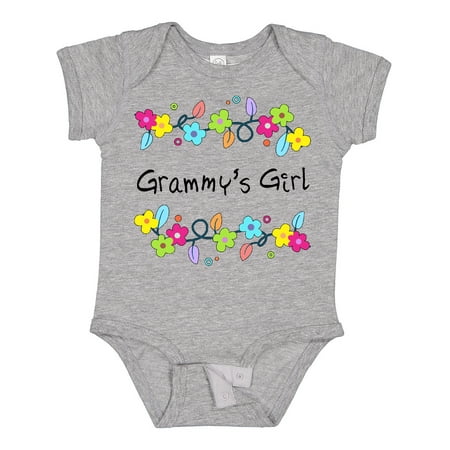 

Inktastic Grammys Girl- Bright Flowers Girls Baby Bodysuit