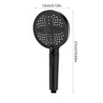 thumbnail image 3 of High Pressure Handheld Showerhead, 5 Spray Modes, ABS Material, Powerful Water Pressure, Easy to Install, for Elderly Children, Bathroom Use, 3 of 6