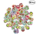 thumbnail image 1 of 50Pcs Wooden Buttons Owl Shaped Two-hole Decorative Buttons for Sewing DIY Craft (Mixed Color), 1 of 8