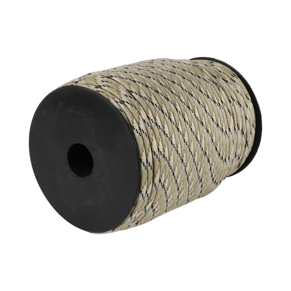 Unique Bargains Tent Rope Outdoor Camping Guylines Ropes 9 Core 4mm Paracord 100m Brown