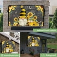 thumbnail image 2 of Outdoor TV Cover 30 to 32 Inches, Farmhouse Rustic Gnome Sunflower Bee Black Background Waterproof and Weatherproof TV Cover with Remote Control Pocket, Flat Screen TV Cover Protector for Outside TV, 2 of 6