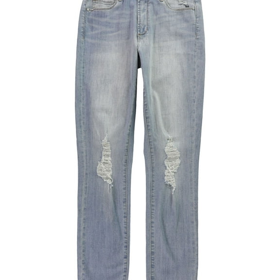 Articles of Society Womens High Rise Rene Straight Leg Jeans, Blue, 26