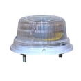thumbnail image 2 of APSMOTIV 24V Volts Round Flashers Light Universal Vehicle for Truck Tractor Bus,Iseki,Yanmar Red emergency roadside flashers Clear| 2 Pieces, 2 of 9