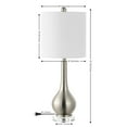 thumbnail image 5 of JONATHAN Y Dylan 25" Metal/Crystal Teardrop LED Table Lamp, Nickel (Set of 2), JYL5010B-SET2, 5 of 8