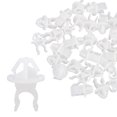 thumbnail image 1 of 30uds Clips Soporte Varilla Apoyo Soporte Campana Plástico Blanco para Coche Unique Bargains Clip de soporte de barra de soporte de capó, 1 of 5
