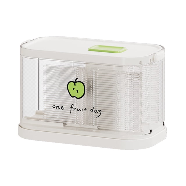 Ensemble de Fourchettes Transparentes avec Étui Portable 50 Pcs Fourchettes avec Étui Fourchettes à Fruits en Plastique Rechargeables pour Distribution Commodité