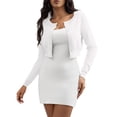 thumbnail image 4 of Cárdigan corto de mujer Casuashion blanco, 4 of 5