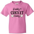 thumbnail image 3 of Inktastic Daddy's Cricket Buddy Youth T-Shirt, 3 of 5