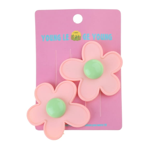 Flower Shaped Hair Clip Women Girl Flower Hairpin Hair Barrette Styling Accessory Headwear Acrylic for Children